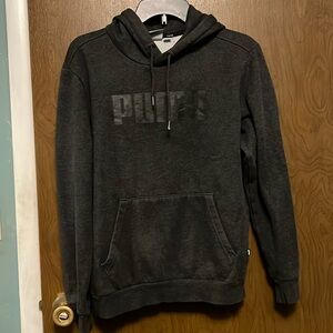 Puma dark gray hoodie size S